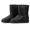 UGG Classic Short Leather Zip Black