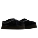 UGG Tazz Slipper Heritage Braid Black Platform 1143976-BLK